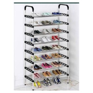 8-layer-shoe-rack-1.jpg TC HEAVY DUTY 8/7 Layer Shoe Rack. Material PP And Stainless Steel