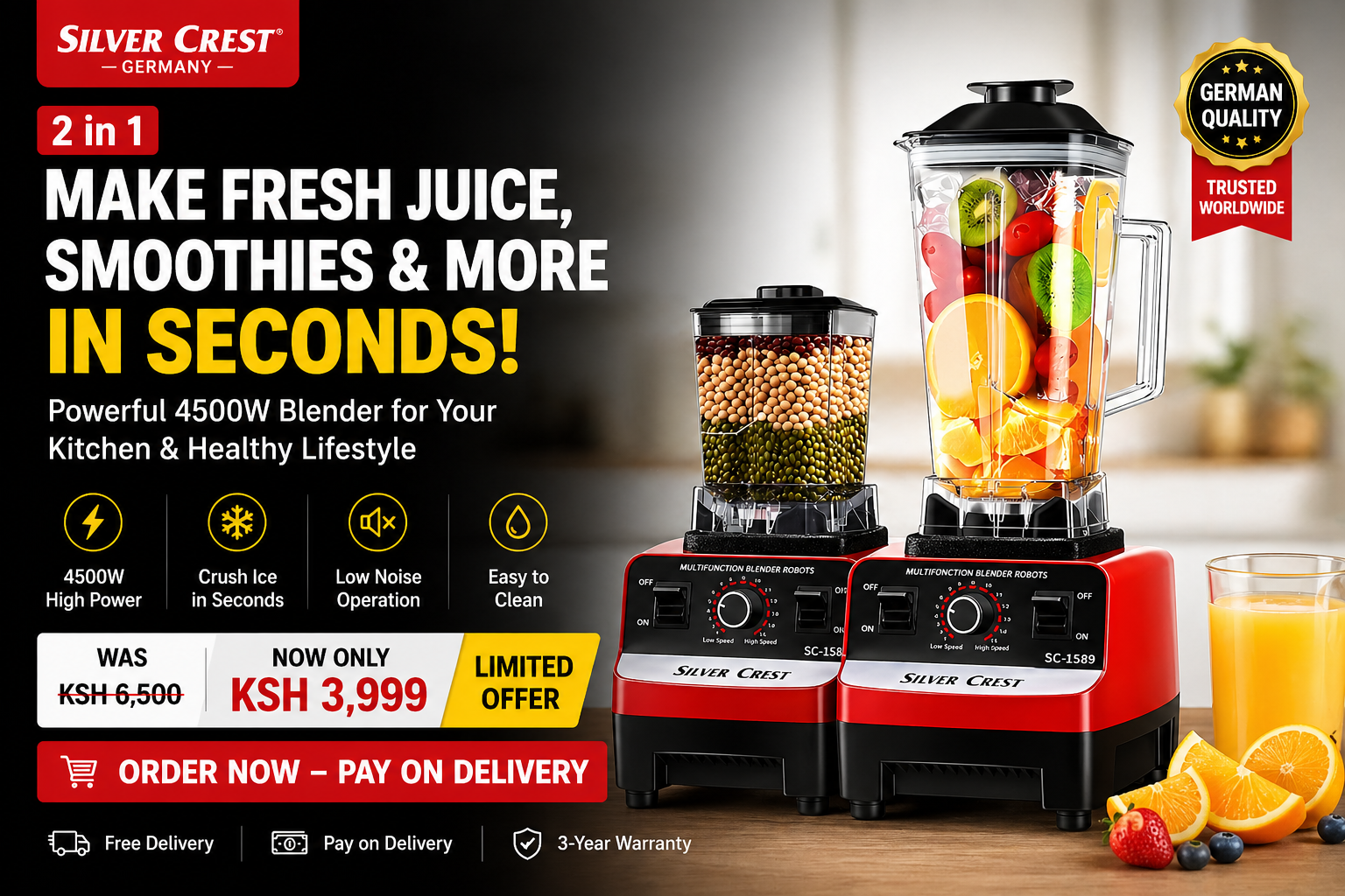 Silvercrest Commercial Blender